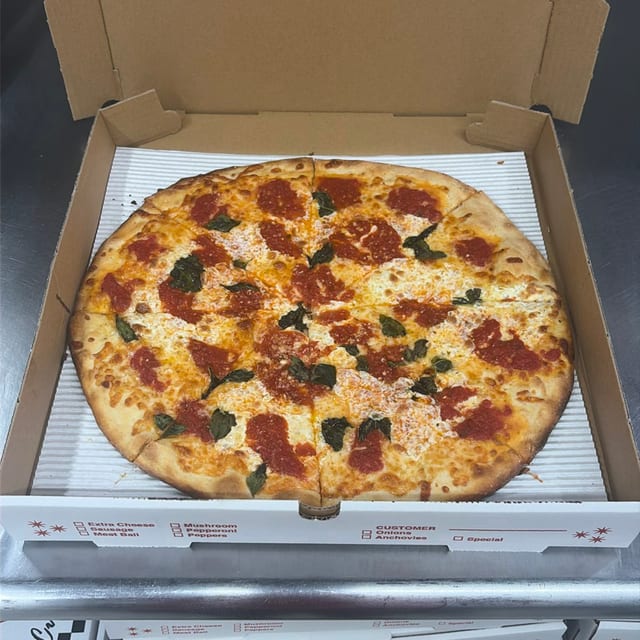 THCR Margherita Pizza.