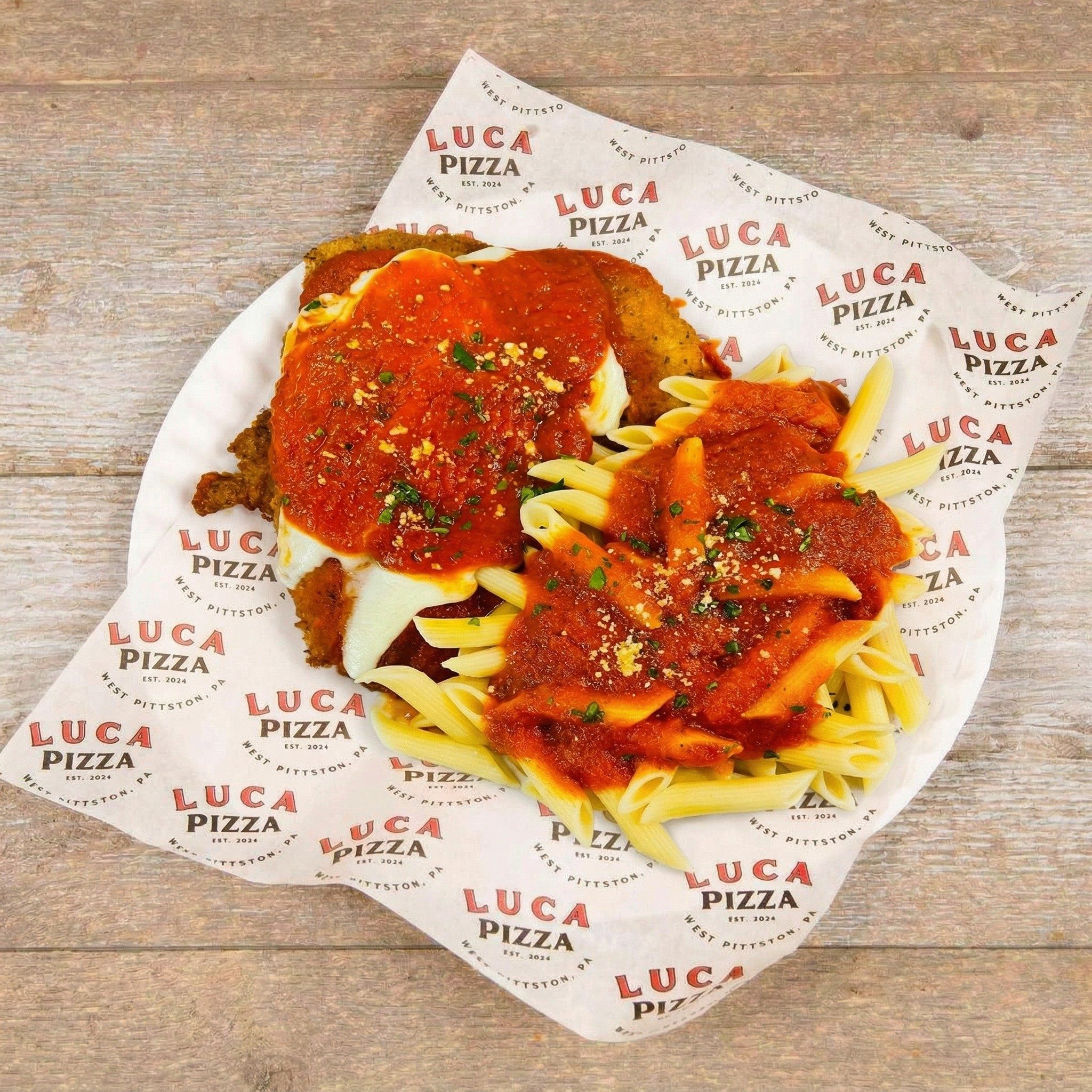 Chicken Parmigiana Dinner.