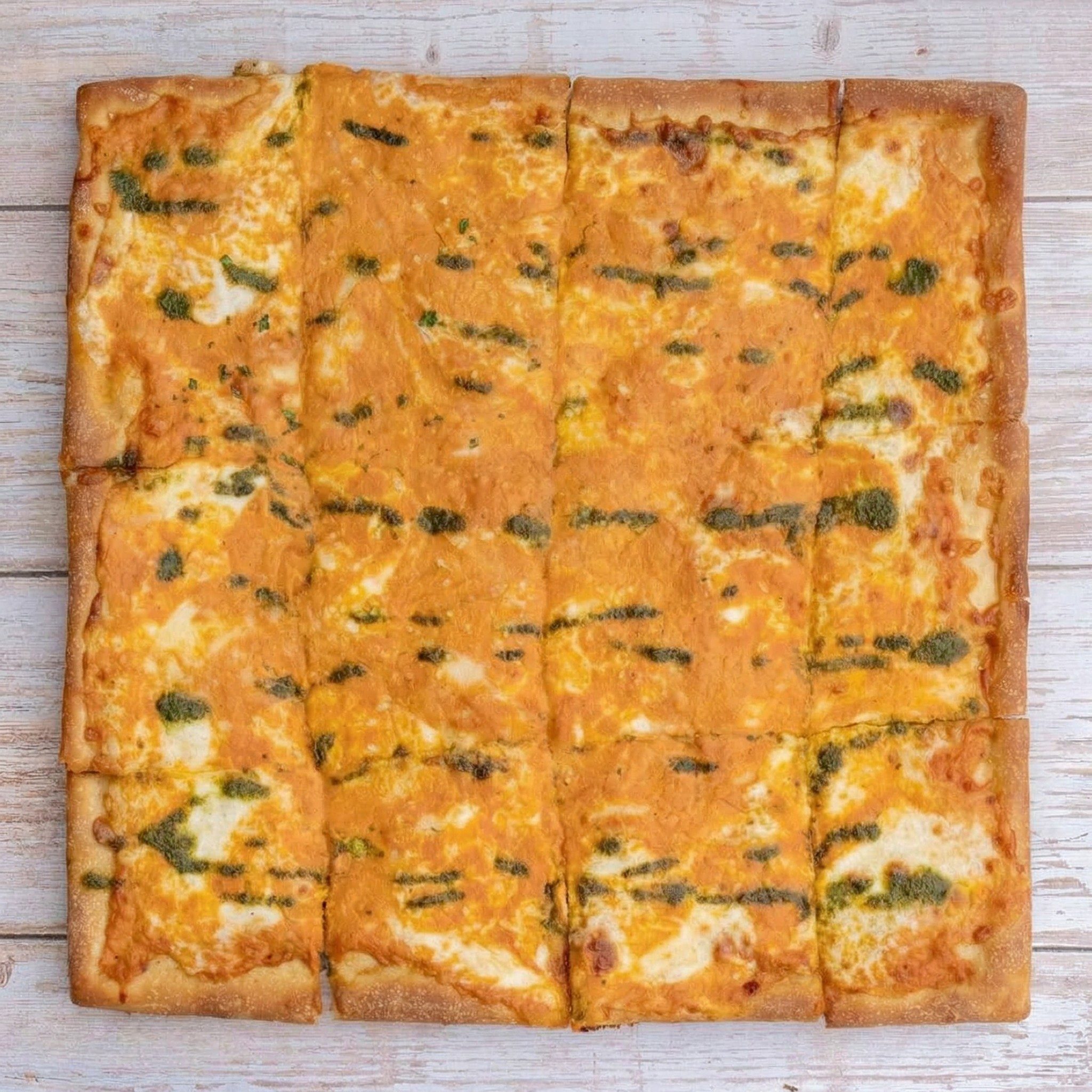 Square Vodka Pizza.