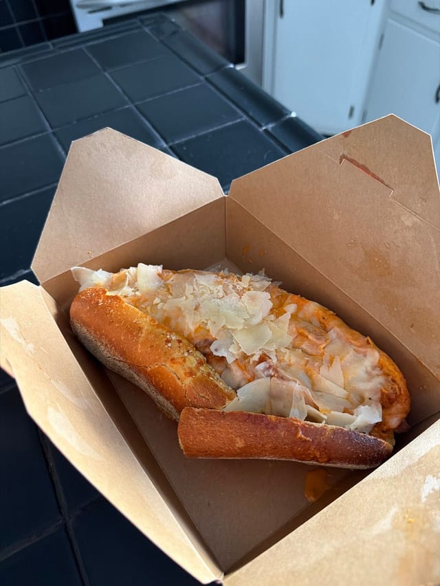 Chicken Vodka Parm Sub.