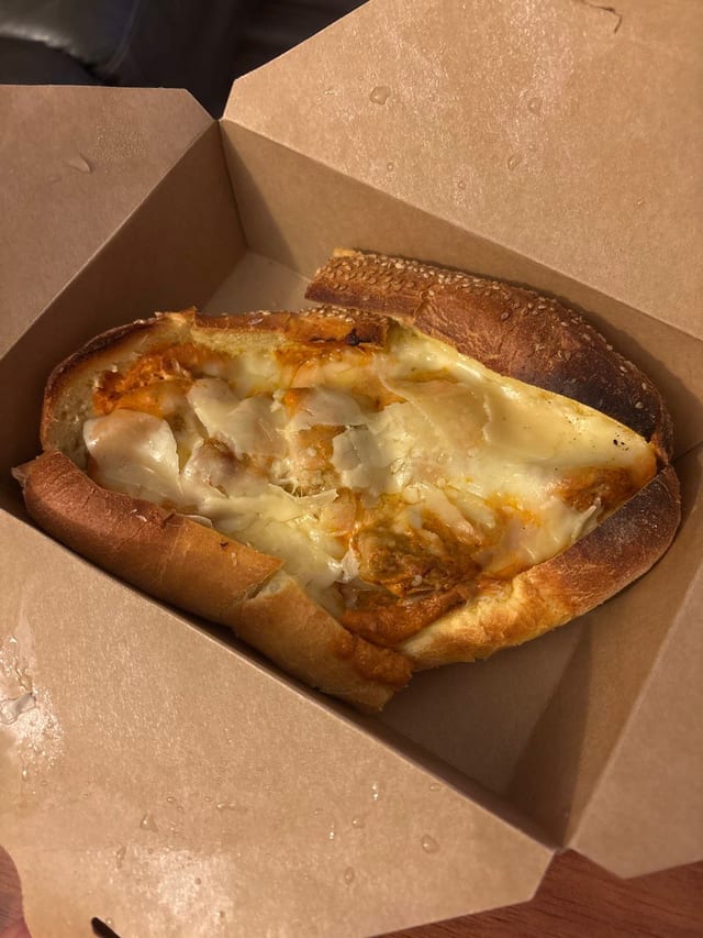 Meatball Vodka Parm Sub.