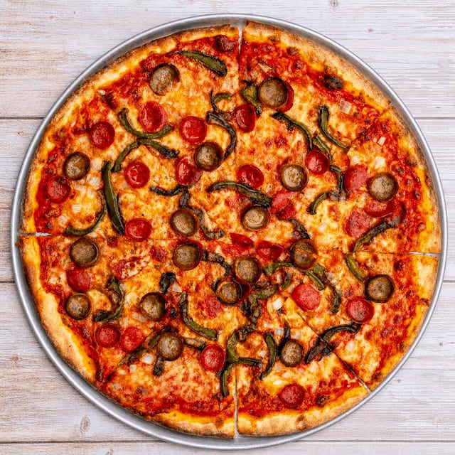 Luca Special Specialty Pizza.