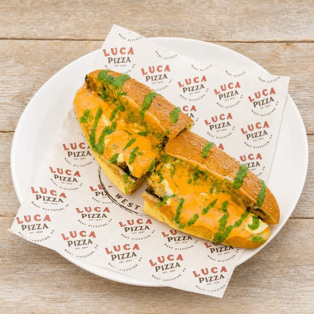Eggplant Vodka Parm Sub.