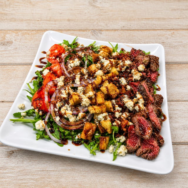 Black And Bleu Salad.