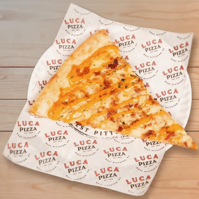 Chicken Bacon Chipotle Ranch Specialty Pizza.